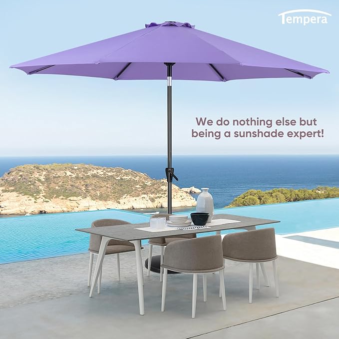 Tempera Patio Market Outdoor Table Umbrella - Image 7