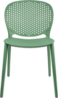 2xhome Patio Dining Chair | Modern Stackable Outdoor Pool Side Chair | Weather by 2xhome