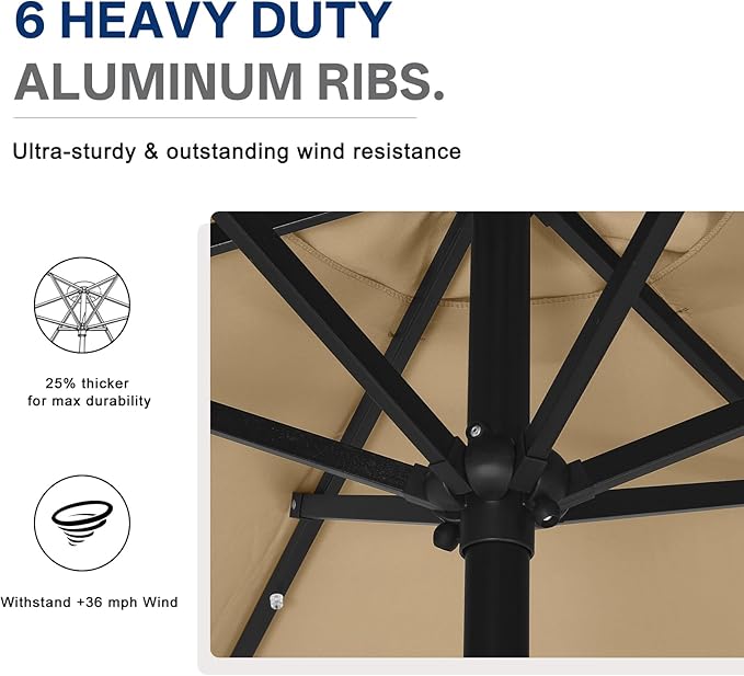 ABCCANOPY Durable Solar Led Patio Umbrellas - Image 6