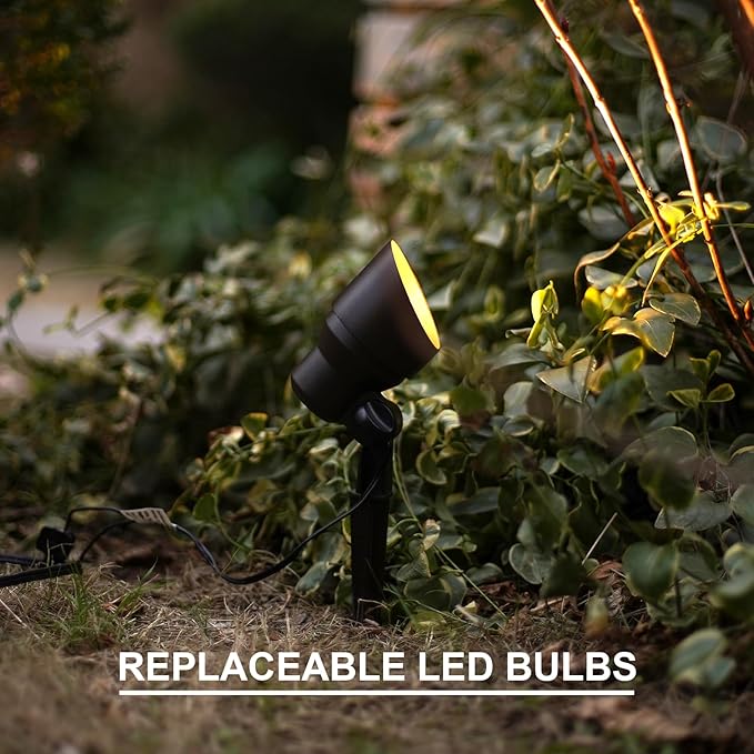 GOODSMANN Low Voltage Landscape Flood Light 3W LED 200 Lumen Outdoor Spotlight - Image 5