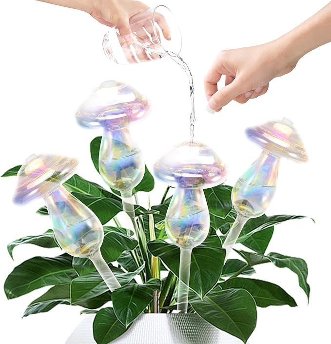 Plant Watering Globes-4pcs Self Watering Planter Insert, Plant Watering Devices by Unknown