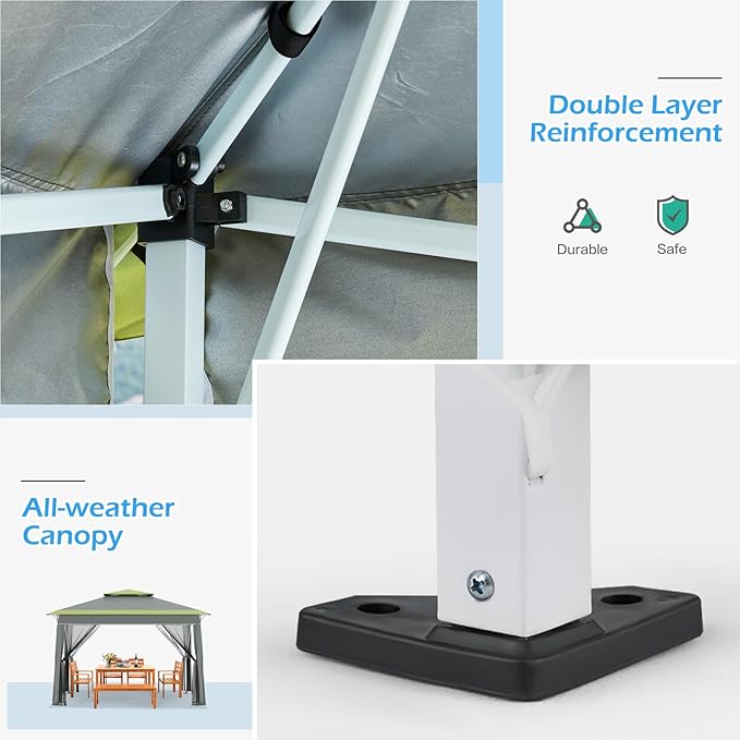 ECOTOUGE 11 FT Pop Up Canopy Tent - Image 3
