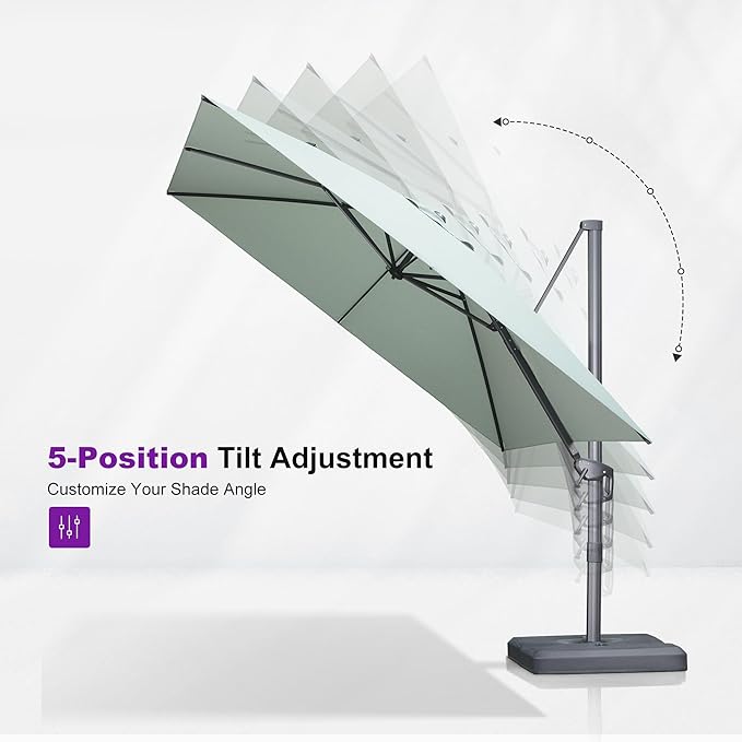 PURPLE LEAF 8 FT Outdoor Umbrella - Image 5