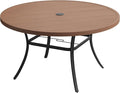 VICLLAX 50" Outdoor Round Patio Table by HOME