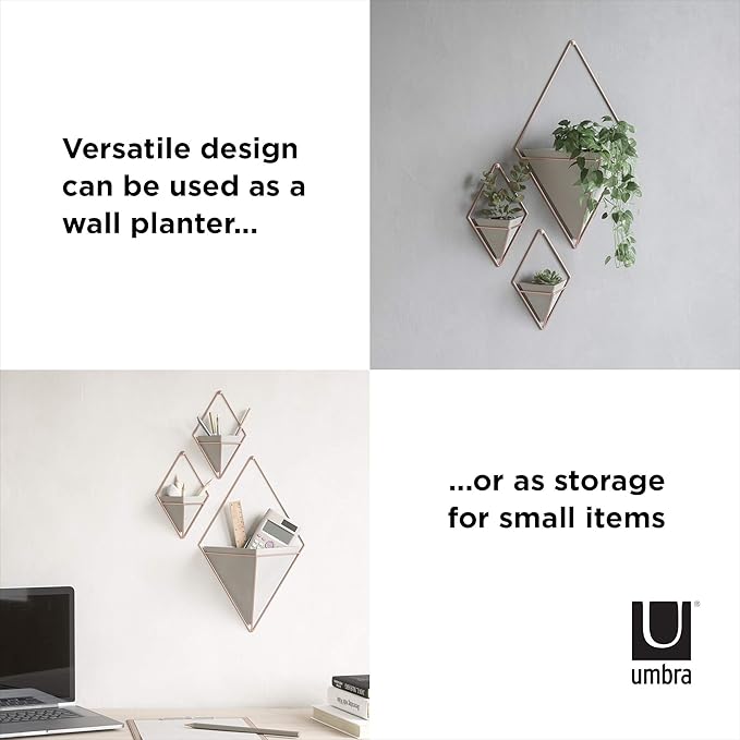 Umbra Trigg Hanging Planter Vase Wall Decor, Faux Plants, and More - Image 8