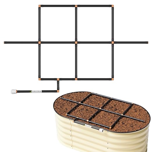 Garden Grid Watering System | Raised Garden Bed Drip Irrigation System – But by GardenInMinutes