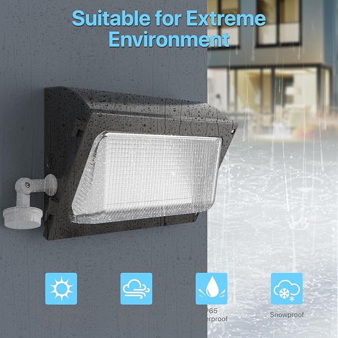 HYPERLITE LED Wall Pack Light: 120W Wall Pack LED Exterior Light - Image 4