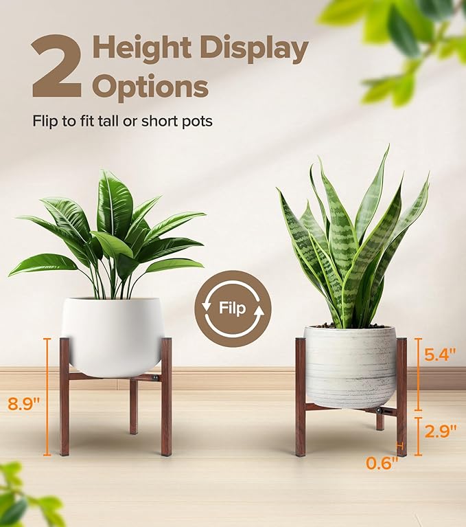 Plant Stand Indoor Adjustable, Metal Modern Indoor Plant Stand, Heavy Duty - Image 2