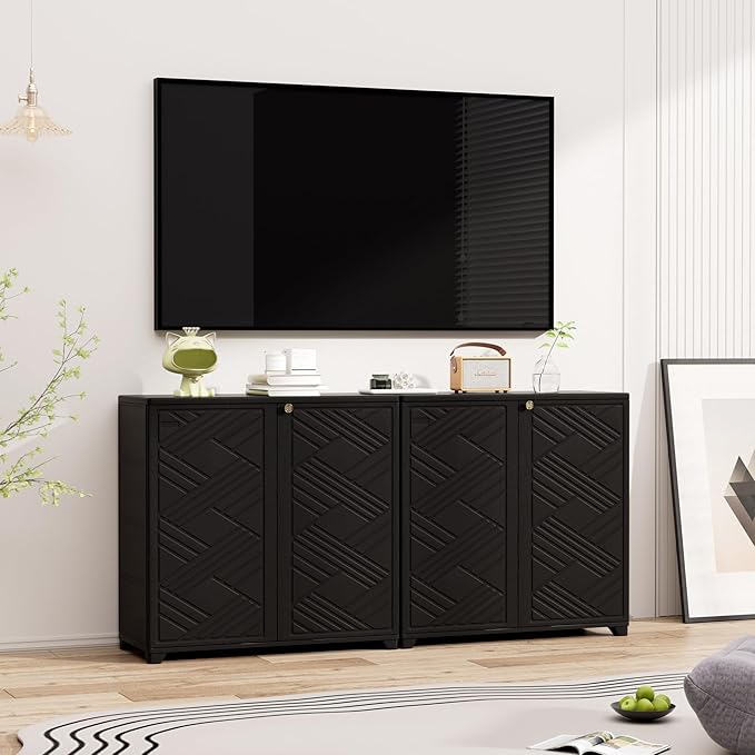 Storage Box Outdoor Caninet, Resin Indoor Storage Box Waterproof Outdoor - Image 8