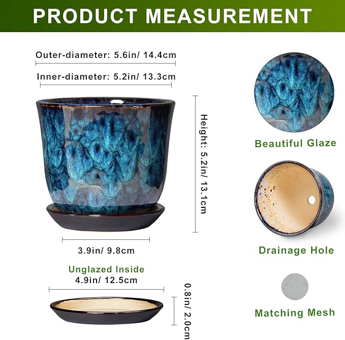 5.6 Inch Plant Pot - Image 2