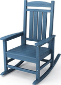KINGYES HDPE Rocking Chairs Outdoor, Patio Rocking Chairs by KINGYES
