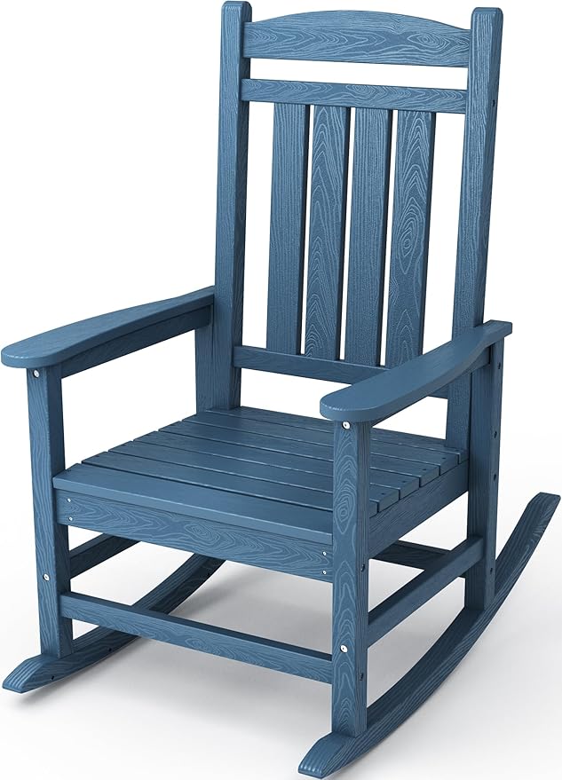 KINGYES HDPE Rocking Chairs Outdoor, Patio Rocking Chairs by KINGYES