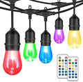 Mlambert 48FT Outdoor Patio Lights Waterproof Dimmable by Mlambert