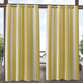 Exclusive Home Canopy Stripe Indoor/Outdoor Grommet Top Curtain Panel, Sunbath by Exclusive+Home
