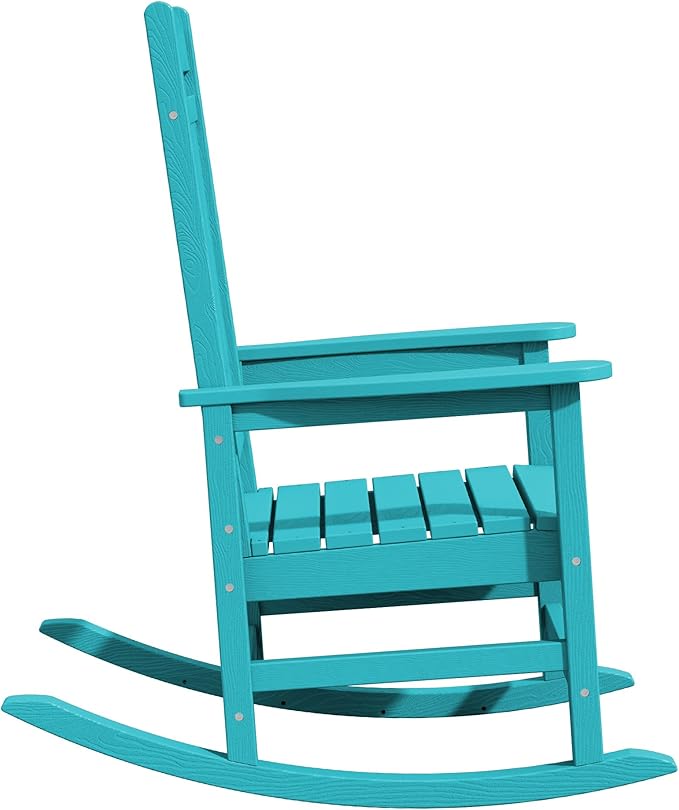 KINGYES HDPE Rocking Chairs Outdoor, Patio Rocking Chairs - Image 11
