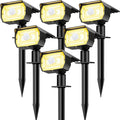nipify 6 Pack Solar Lights Outdoor Waterproof, Motion Sensor Spot Lights 3 by Nipify