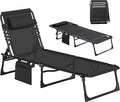 Outsunny Chaise Lounge Chair Outdoor, 5-Position Adjustable Sun Tanning Chair by Outsunny