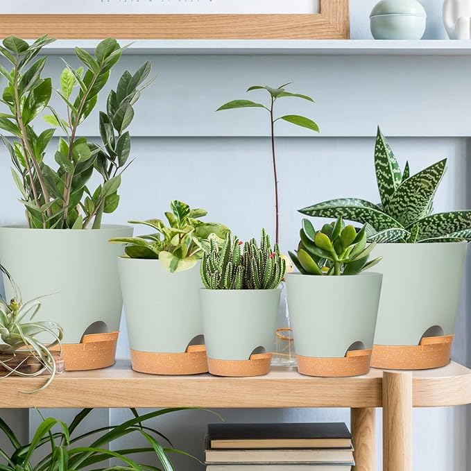 GARDIFE Plant Pots 7/6.5/6/5.5/5 Inch Self Watering Planters - Image 7