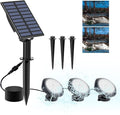 Solar Pond Lights, 18 LED Super Bright Underwater Spotlights LED Submersible by CREPOW