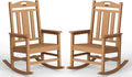 Ciokea Oversized Outdoor Rocking Chairs Set of 2, 380lbs Heavy-Duty Large Patio by CIOKEA