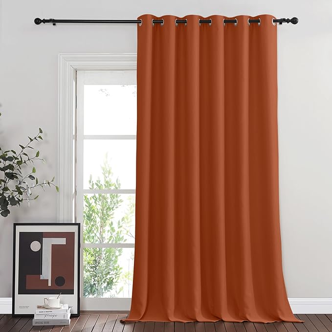 NICETOWN Blackout Sliding Glass Door Curtains, Room Darkening Thermal Insulated - Image 8