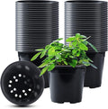 50Pcs Nursery Pots Variety Pack Plastic Pots by Outbest