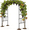 DoCred Garden Arch Trellis for Climbing Plants, 87 Inch Large Garden Trellises by DoCred