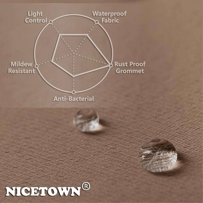NICETOWN Sliding Door Curtain for Patio Extra Wide, Grommet Top Thermal - Image 4