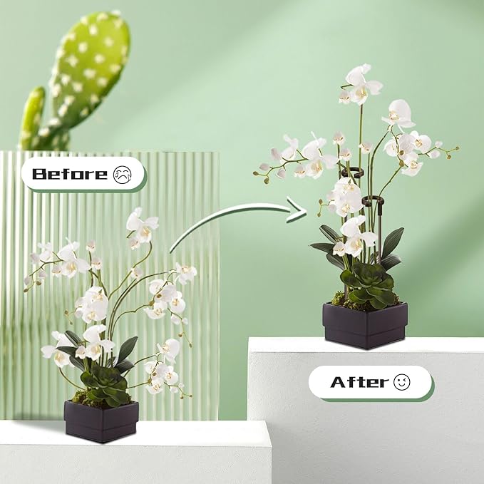 Invisible Orchid Sticks 17 inch &11 inch SupKing 16Pcs Plant Stakes - Image 7