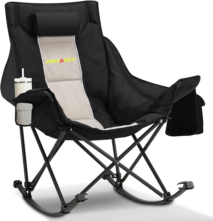Oversized Rocking Camping Chair by Unknown