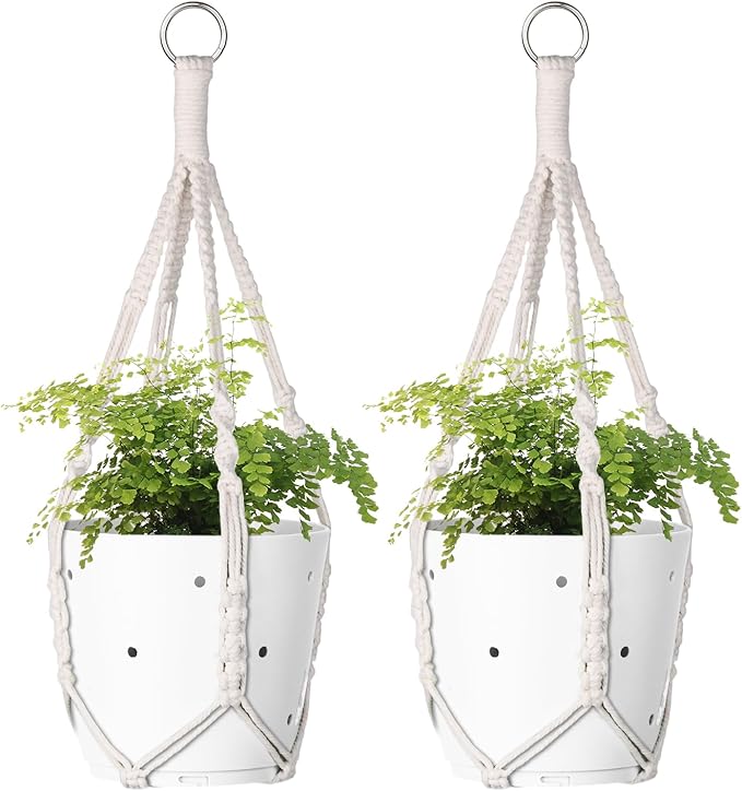 garini 2 Pack 20 Inches Macrame Plant Hanger Rope to Hang Flower Pot Plant by garini