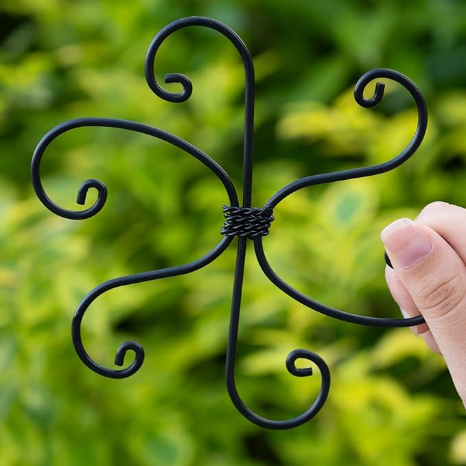 Black Monstera Plant Support 5.5IN 5PCS Premium Stem Support System - Image 5