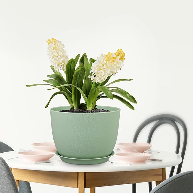 12 inch Big Plant Pots, Plastic Planters - Image 7