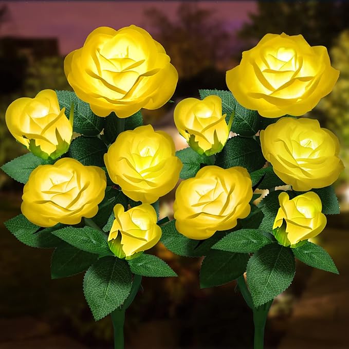 Solar Flower Lights Outdoor by LightYourLife