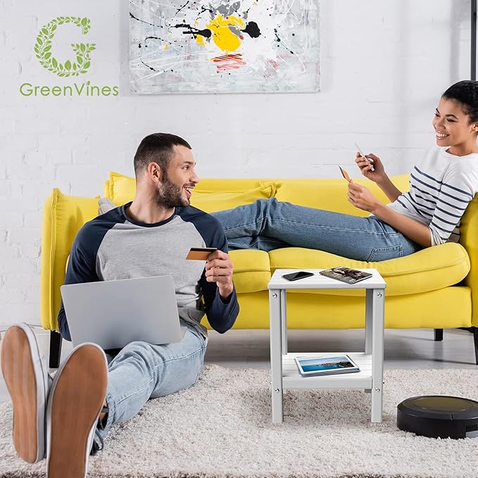 GREENVINES Outdoor Rocking Chair Set | 3-Piece | 2 Rocking Chairs - Image 8