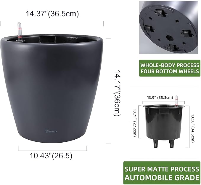 Dexceder 15x14 Self Watering Planter - Image 3