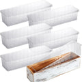 Domensi 25 Pcs Plastic Liners for Planters Planter Box Liner Clear Rectangular by Domensi