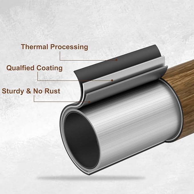 1” Diameter Curtain Rods Itself is 30 to 60 inch 1 Pack Fit 30-54 inch Window - Image 4