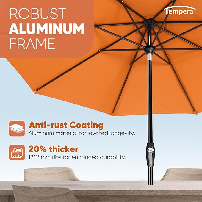 Tempera Patio Market Outdoor Table Umbrella - Image 5