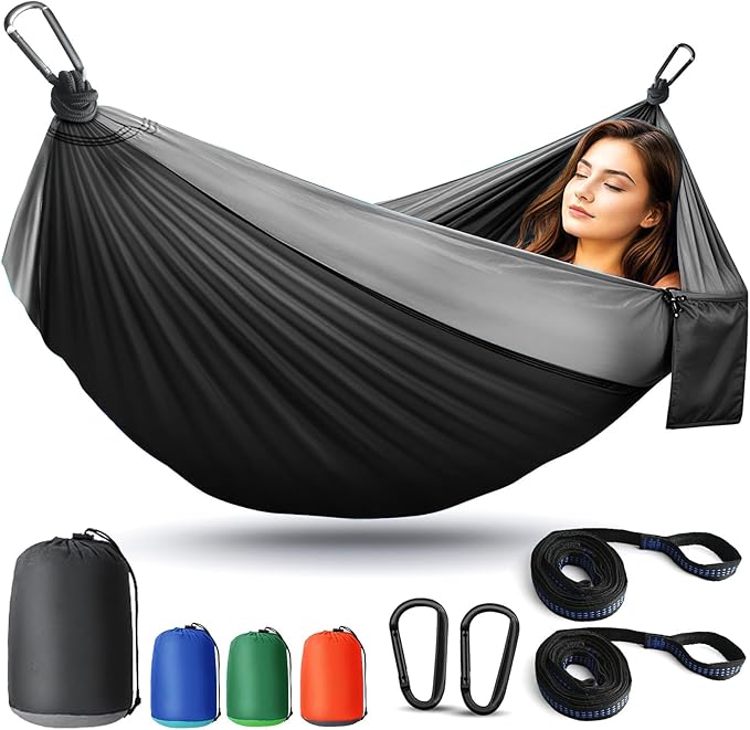 Camping Hammock Lightweight, Portable Hammocks Parachute Hammock by Unknown