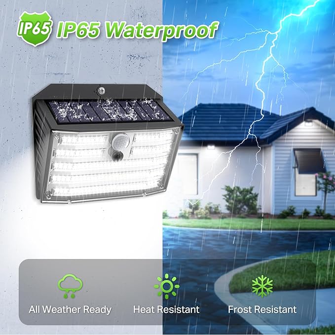 Solar Motion Lights Outdoor, Ultra Bright Solar Fence Lights - Image 6