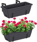 CADUKE Railing Planter Boxes 2 Pack Railing Flower Box by CADUKE