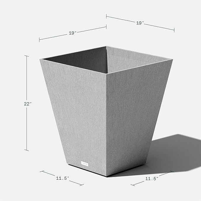 Veradek Nobleton Indoor/Outdoor Wide Square Planter - Image 8