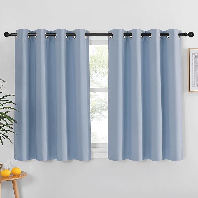 NICETOWN Vintage Blue Blackout Curtain by NICETOWN