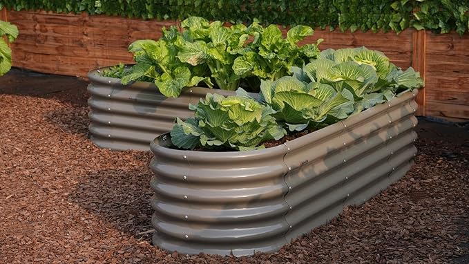 A ANLEOLIFE Set of 14 18 Inch Tall Raised Garden Beds Kit, Heart-Shaped - Image 8