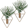 4 Pieces Bronze Wall Decor Hanging Planters by Canlierr