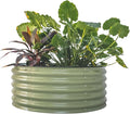 Vego garden 17" Tall 42" Round Raised Garden Bed Metal Raised Bed Planter Box by VegoGarden