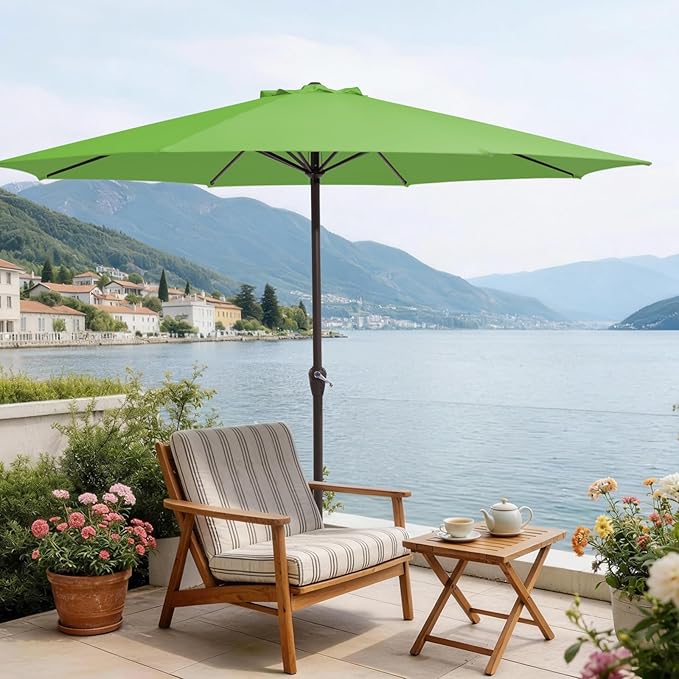 MEWAY 12ft Patio Umbrella Outdoor Table Umbrellas - Image 2