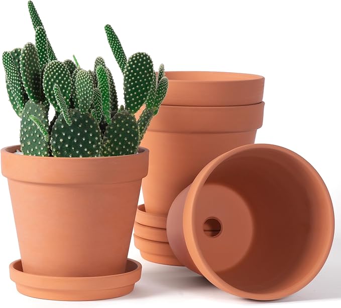 Orceler 6 inch Terracotta & Clay Pots by Orceler