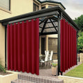 BONZER Outdoor Curtains for Patio Waterproof Thick Privacy Wide Grommet Light by Bonzer